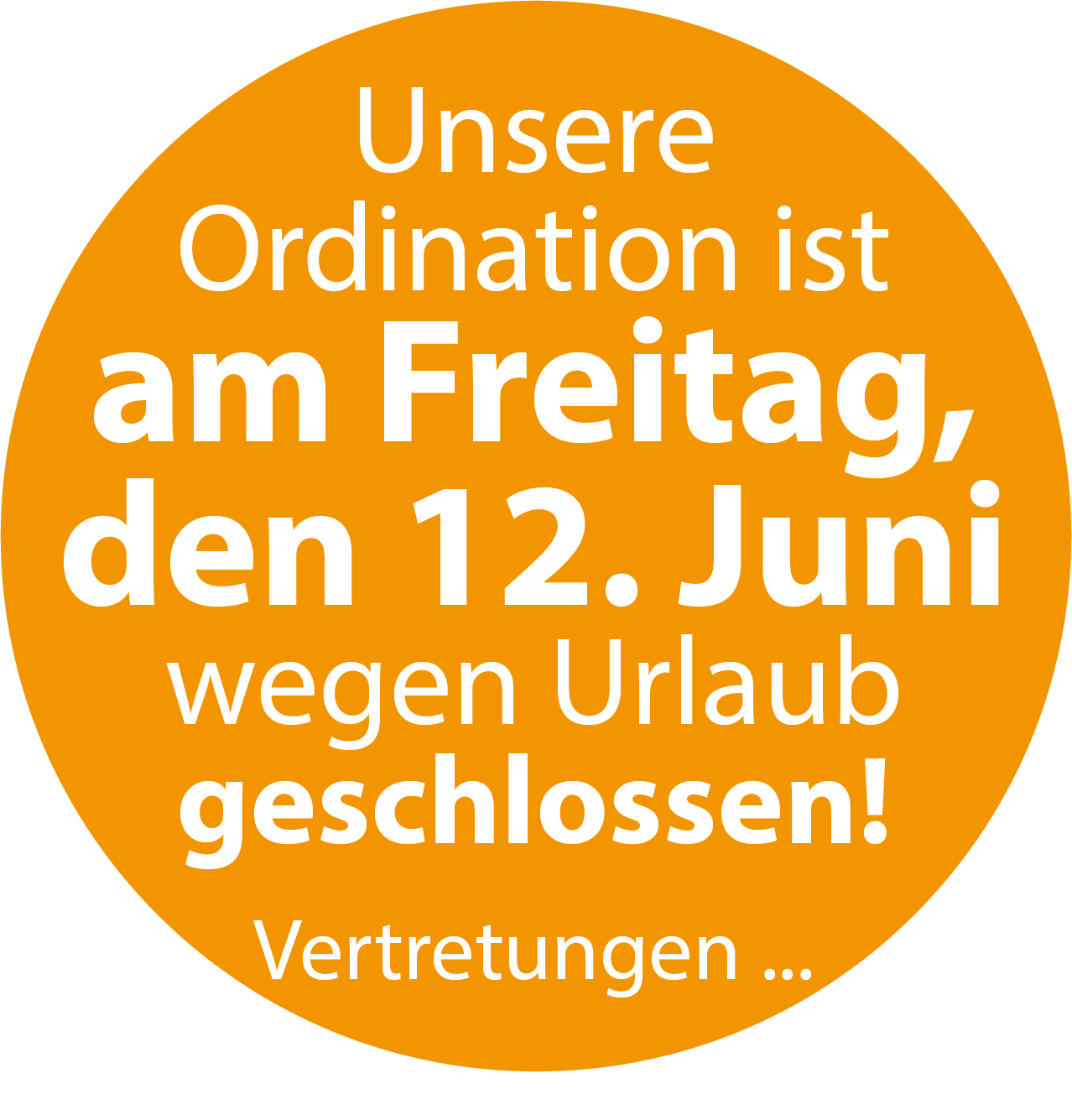 urlaubsmeldung